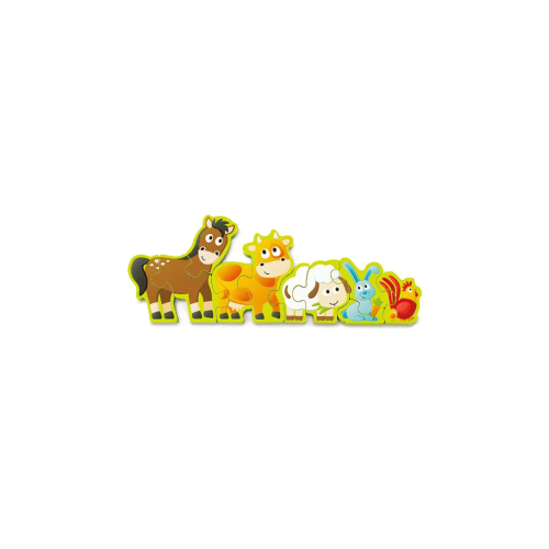 Hape - Nummer boerderijdieren puzzel