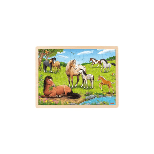 Goki -  Puzzel Zomer op de paardenweide