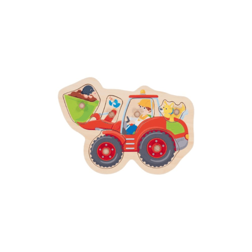 10 Goki - Noppenpuzzel tractor