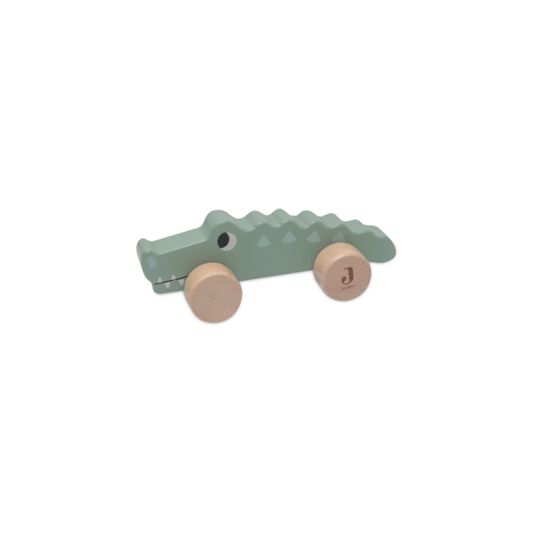 169.png Jollein - Houten krokodil op wielen