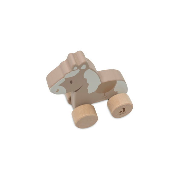 179.png Jollein - Houten paard op wielen