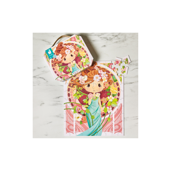 2 Janod Puzzel - Geïnspireerd door mucha
