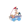 Goki -  Trekschip Ahoy met kralenlabyrint
