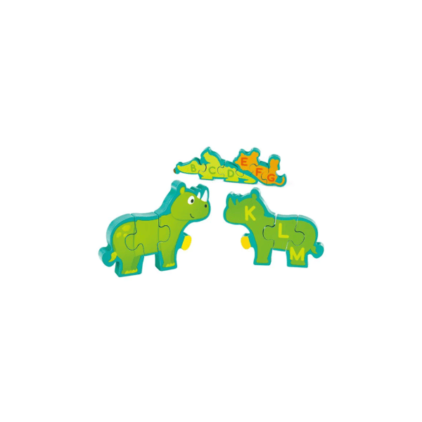 Hape - Alfabet dierenparade puzzel
