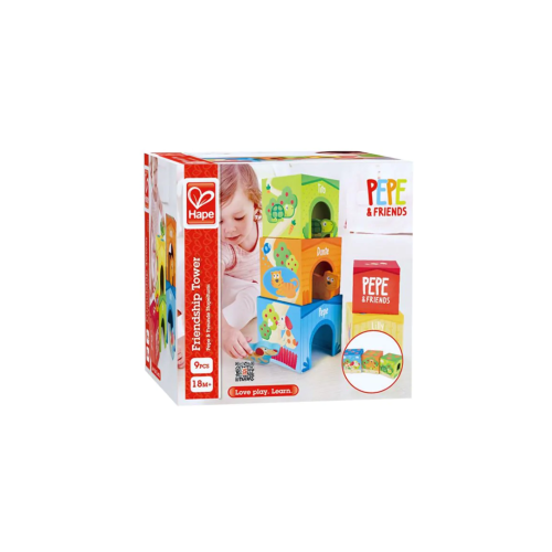 4-105.png Hape - Stapeltoren Pepe & friends