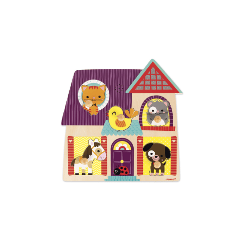 4-3-10.png Janod - Muzikale puzzel - Mijn kleine vrienden