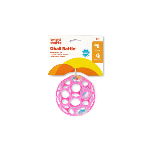 8-1-1.png Oball Rattle Easy-Grasp Toy - Roze