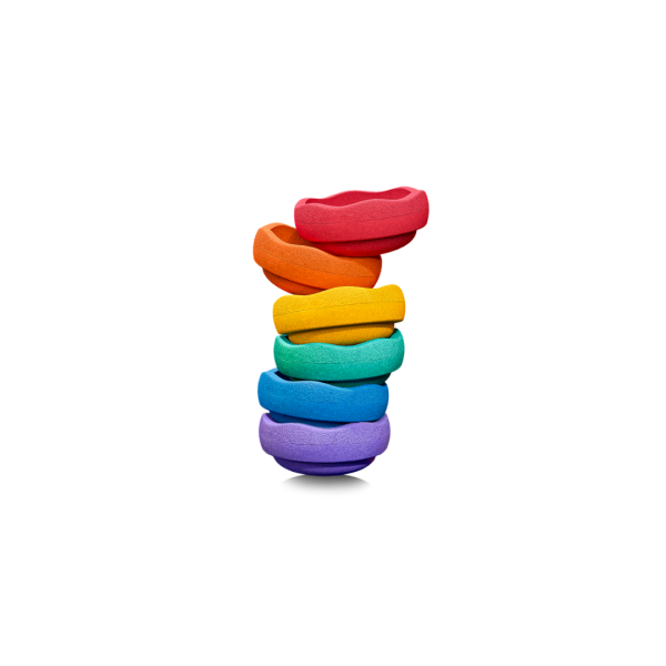 9-23.png Stapelstein® | Original | Set 6 Rainbow Classic mini